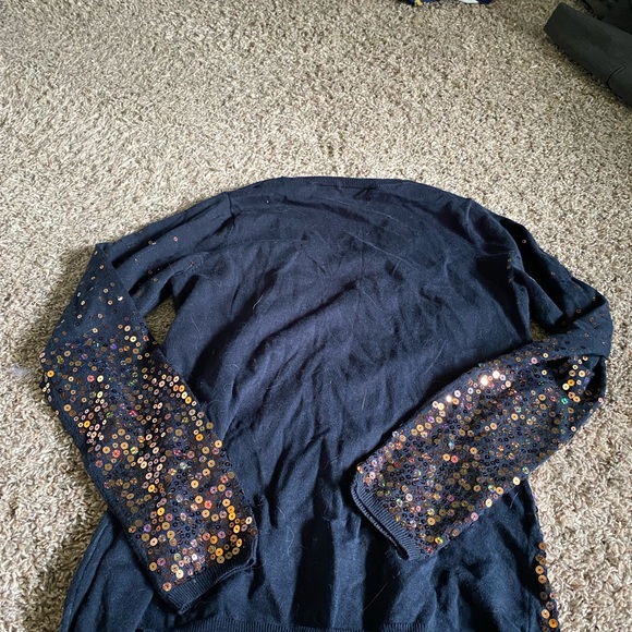 Cardigan with sequence - Picture 4 of 5